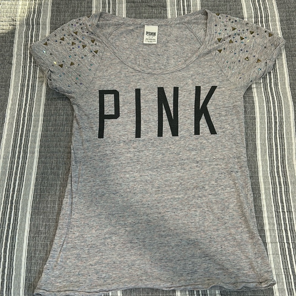 Pink by vs small top with studs
